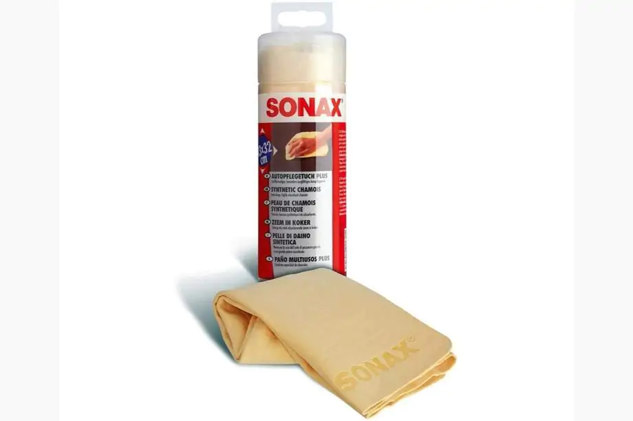 Sonax syntetisk vaskeskind i tube 43x32 cm Foto 1