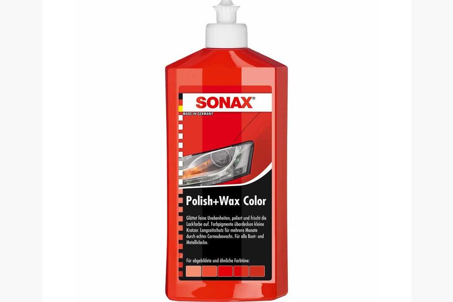 Sonax NanoPro farvepolish med voks rød 500 ml Image