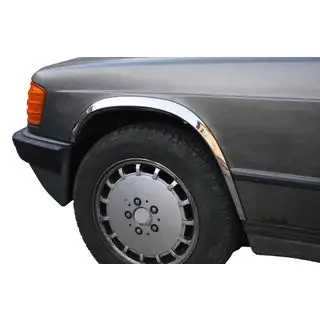 Skærmkantlister 1982-1989 (4 stk., rustfrit stål)