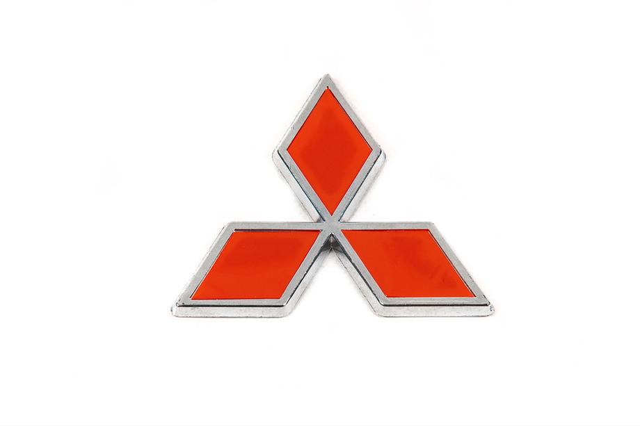 Mitsubishi Colt 1996–2004 Emblem 85 mm (rød) Image