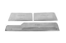 Volkswagen LT 1995–2006 Indvendige dørtrinslister Carmos V2 (3 stk., rustfrit stål) foto 1