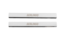 Citroen Berlingo 1996–2008 Carmos V2 dørtrinslister i rustfrit stål (2 stk.) foto 1