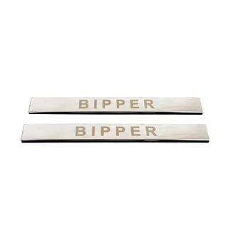 Krom dørtrinslister Carmos V1 (2 stk., rustfrit stål) Peugeot Bipper 2008–2017 foto 2