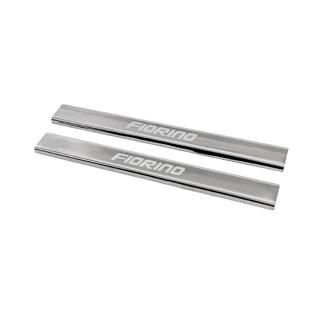 Dørtrinslister Carmos V3 (2 stk., rustfrit stål) Fiat Fiorino/Qubo 2008–2024 foto 1
