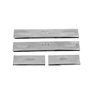 Carmos V2 dørtrinslister (4 stk., rustfrit stål) Mercedes ML W164 2005–2011 foto 2