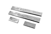 Opel Corsa C 2000–2006 Dørtrinslister Carmos V2 (4 stk., rustfrit stål) foto 1