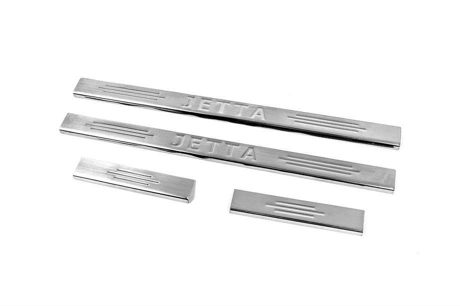 Volkswagen Jetta 2006–2011 Dørtrinslister Carmos V2 (4 stk., rustfrit stål) Image