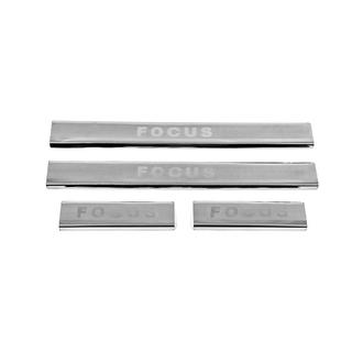 Carmos V2 dørtrinslister (4 stk., rustfrit stål) Ford Focus I 1998–2005 foto 3