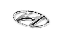 Hyundai Accent 2011–2017 Emblem (2 stifter, 170 x 85 mm) foto 2