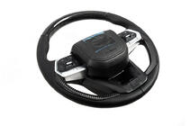 Toyota Land Cruiser 200 2007–2021 Rat med airbag i 2025-design (ægte carbon) foto 2