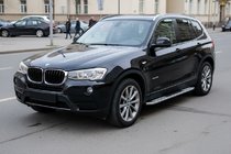 BMW X3 F25 2011–2018 Sidetrin Tayga V2 (2 stk., aluminium) foto 1