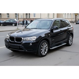 Sidetrin Tayga V2 (2 stk., aluminium) BMW X3 F25 2011–2018 foto 1