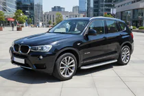 BMW X3 F25 2011–2018 Sidetrin Tayga Grey (2 stk., aluminium) foto 1