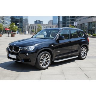Sidetrin Tayga Grey (2 stk., aluminium) BMW X3 F25 2011–2018 foto 1
