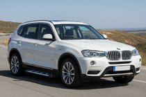 BMW X3 F25 2011–2018 Sunrise sidetrin (2 stk., aluminium) foto 1