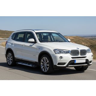 Sunrise sidetrin (2 stk., aluminium) BMW X3 F25 2011–2018 foto 1