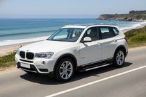 BMW X3 F25 2011–2018 RedLine sidetrin (2 stk., aluminium) foto 1