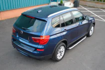 BMW X3 F25 2011–2018 Sidetrin Fullmond (2 stk., aluminium) foto 2