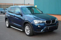 BMW X3 F25 2011–2018 Sidetrin Fullmond (2 stk., aluminium) foto 6