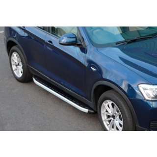 Sidetrin Fullmond (2 stk., aluminium) BMW X3 F25 2011–2018 foto 1