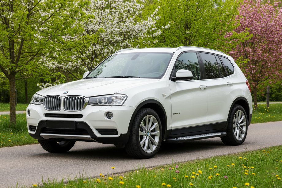 BMW X3 F25 2011–2018 Sidetrin Allmond Grey (2 stk., aluminium) Foto 1