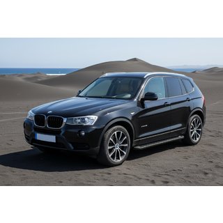 Allmond Black sidetrin (2 stk., aluminium) BMW X3 F25 2011–2018 foto 1