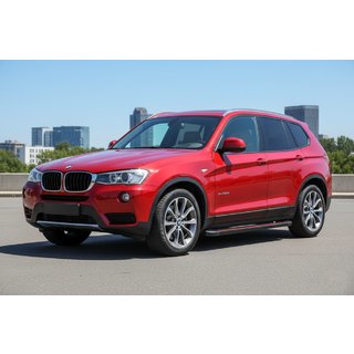 Sidetrin Maya Red (2 stk., aluminium) BMW X3 F25 2011–2018 foto 1
