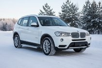 BMW X3 F25 2011–2018 Sideskørter Maya V2 (2 stk., aluminium) foto 1