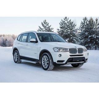Sideskørter Maya V2 (2 stk., aluminium) BMW X3 F25 2011–2018 foto 1