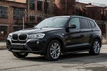BMW X3 F25 2011–2018 Sidetrin Bosphore Black (2 stk., aluminium) foto 1