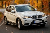 BMW X3 F25 2011–2018 Sidetrin Bosphore Grey (2 stk., aluminium) foto 1