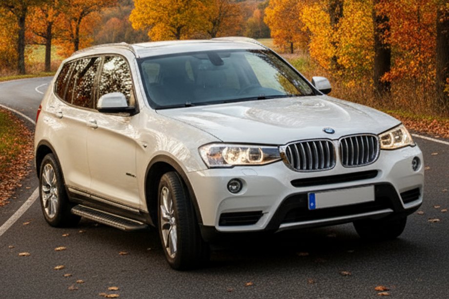BMW X3 F25 2011–2018 Sidetrin Bosphore Grey (2 stk., aluminium) Image