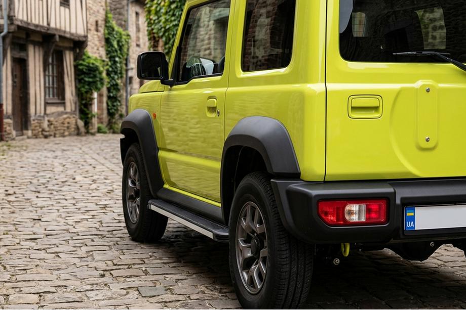 Suzuki Jimny 2018– Sidetrin Maya V1 (2 stk., aluminium) Image
