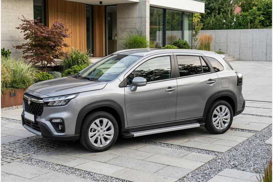 Suzuki SX4 S-Cross 2021– Sideskørter Maya V2 (2 stk., aluminium) Image