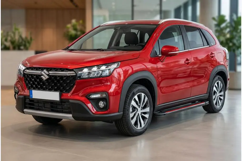 Suzuki SX4 S-Cross 2021– Sidetrin Maya Red (2 stk., aluminium) Image