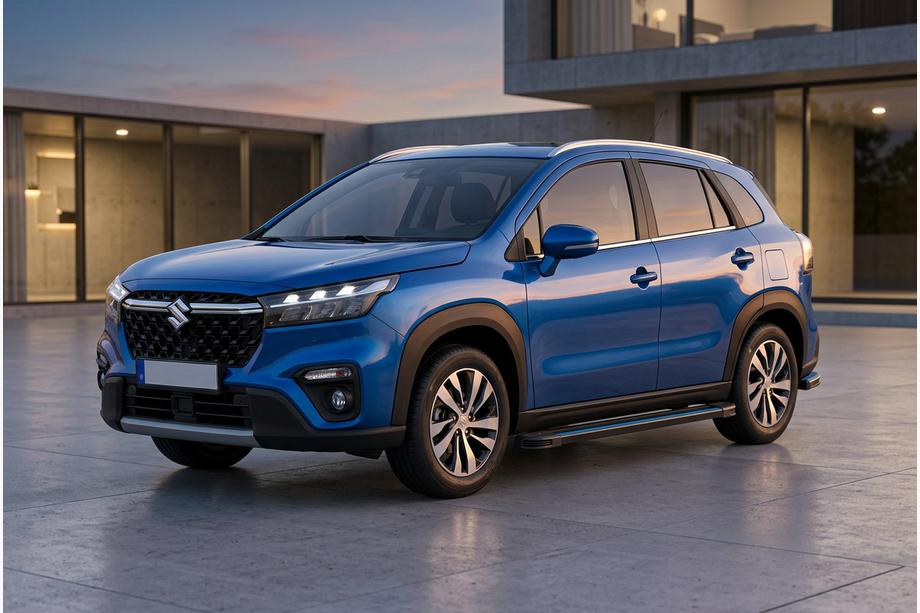 Suzuki SX4 S-Cross 2021– Maya Blue sidetrin (2 stk., aluminium) Image