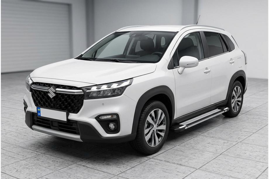 Suzuki SX4 S-Cross 2021– Sidetrin Rainbow (2 stk., aluminium) Image