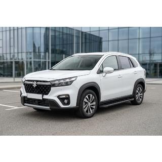 Allmond Black sidetrin (2 stk., aluminium) Suzuki SX4 S-Cross 2021– foto 1