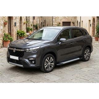 Sidetrin Allmond Grey (2 stk., aluminium) Suzuki SX4 S-Cross 2021– foto 1