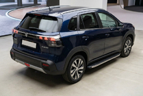 Suzuki SX4 S-Cross 2021– BlackLine sidetrin (2 stk., aluminium) foto 1