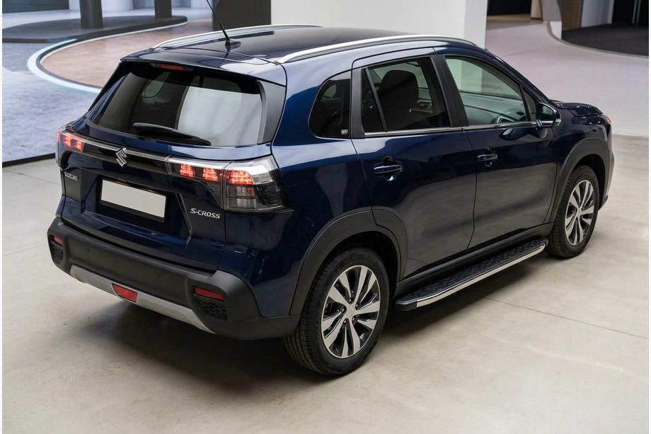 Suzuki SX4 S-Cross 2021– BlackLine sidetrin (2 stk., aluminium) Image