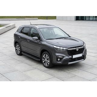Sidetrin Tayga Black (2 stk., aluminium) Suzuki SX4 S-Cross 2021– foto 1