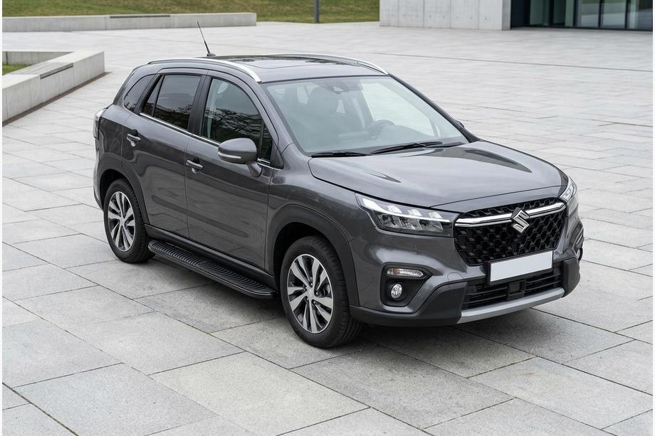 Suzuki SX4 S-Cross 2021– Sidetrin Tayga Black (2 stk., aluminium) Image