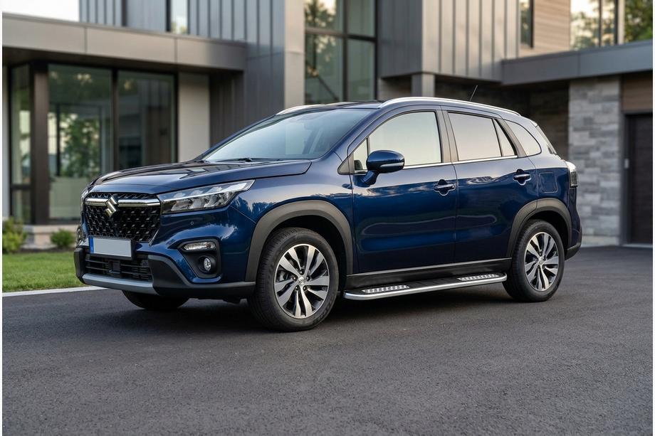 Suzuki SX4 S-Cross 2021– Sidetrin Tayga V2 (2 stk., aluminium) Image