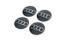 Audi Klistermærker til centerkapsler 65 mm (4 stk.) foto 1