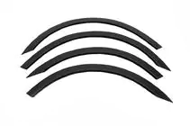 BMW 5-serie E60/E61 2003–2010 Hjulskærmslister (4 stk., sorte, ABS-plast) foto 1