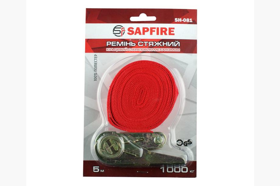 Surringsrem med ringe og skraldemekanisme 1 t 5 m SAPFIRE Foto 3