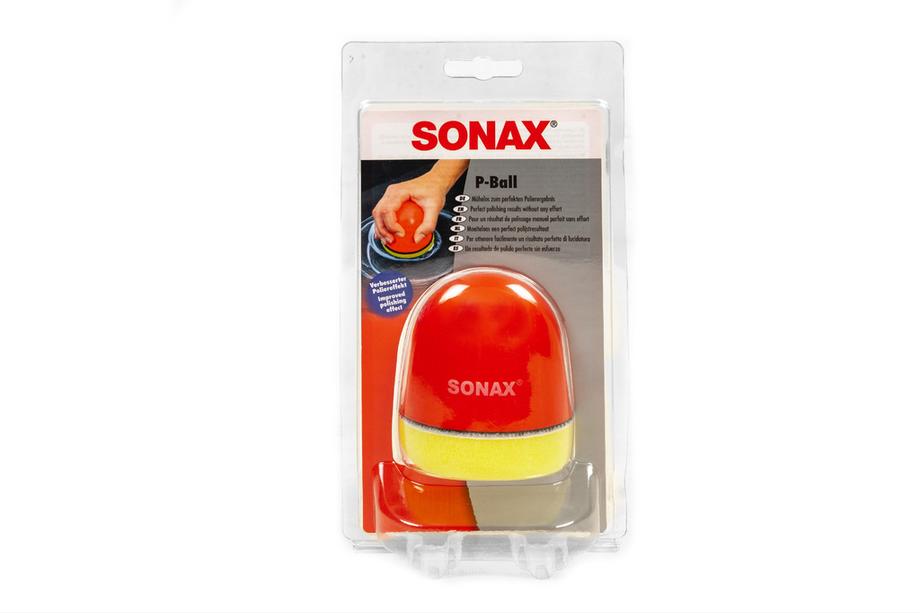 Sonax applikator med svamp til påføring af polermidler og voks Foto 3