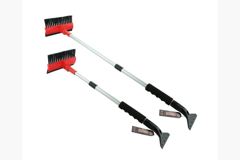 Snebørste med isskraber og teleskopisk aluminiumshåndtag 65-95 cm SF-21 SAPFIRE Foto 1
