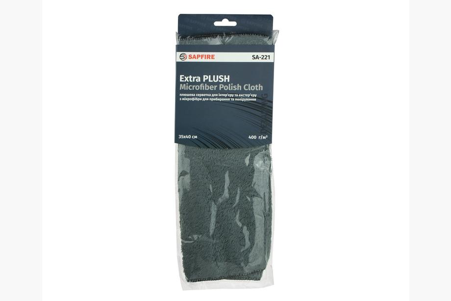 Plys mikrofiberklud 35x40 cm SA-221 SAPFIRE Image